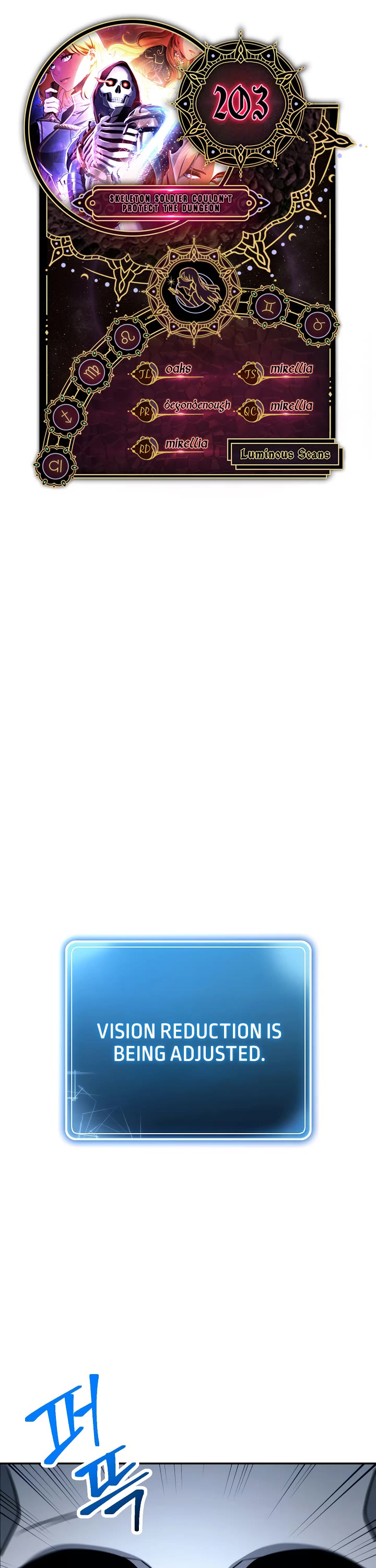 Skeleton Soldier Couldn’t Protect the Dungeon chapter 203 page 1