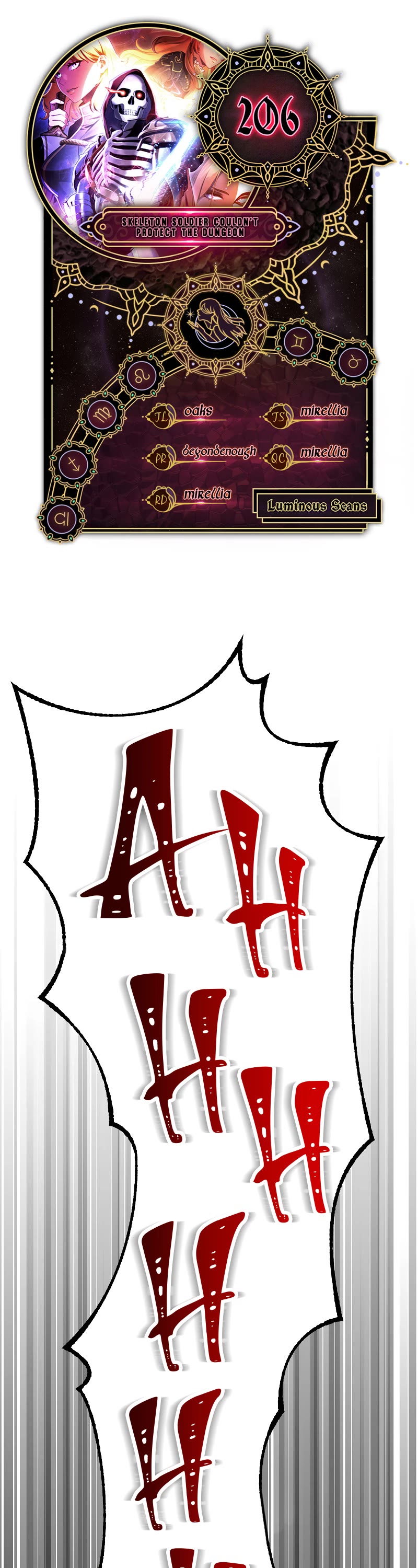 Skeleton Soldier Couldn’t Protect the Dungeon chapter 206 page 1