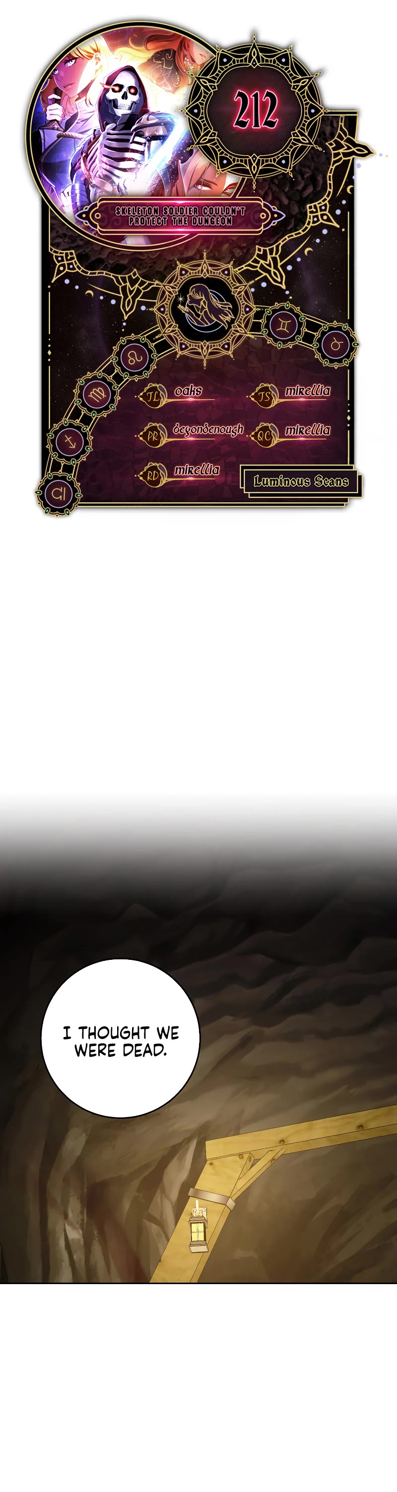 Skeleton Soldier Couldn’t Protect the Dungeon chapter 212 page 1