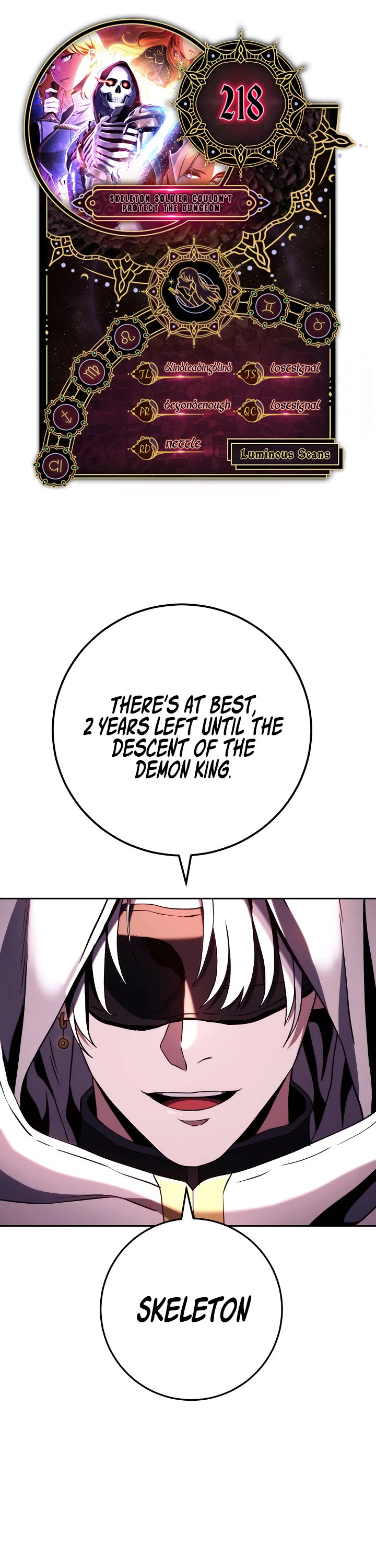 Skeleton Soldier Couldn’t Protect the Dungeon chapter 218 page 1
