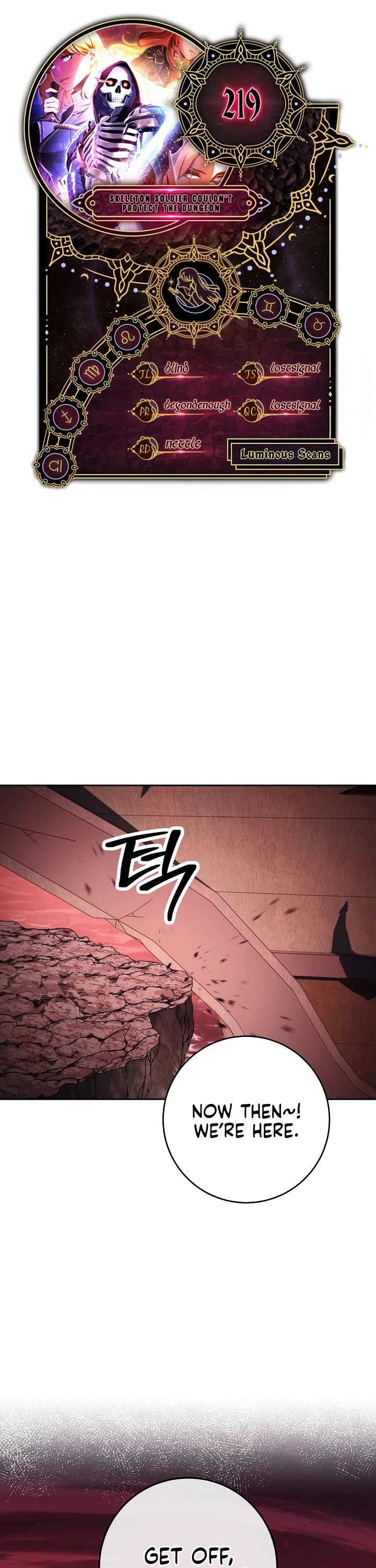 Skeleton Soldier Couldn’t Protect the Dungeon chapter 219 page 1