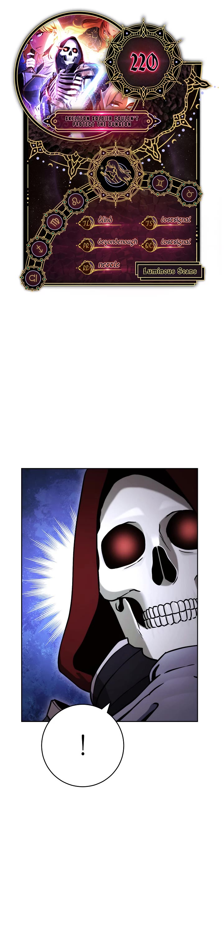 Skeleton Soldier Couldn’t Protect the Dungeon chapter 220 page 1