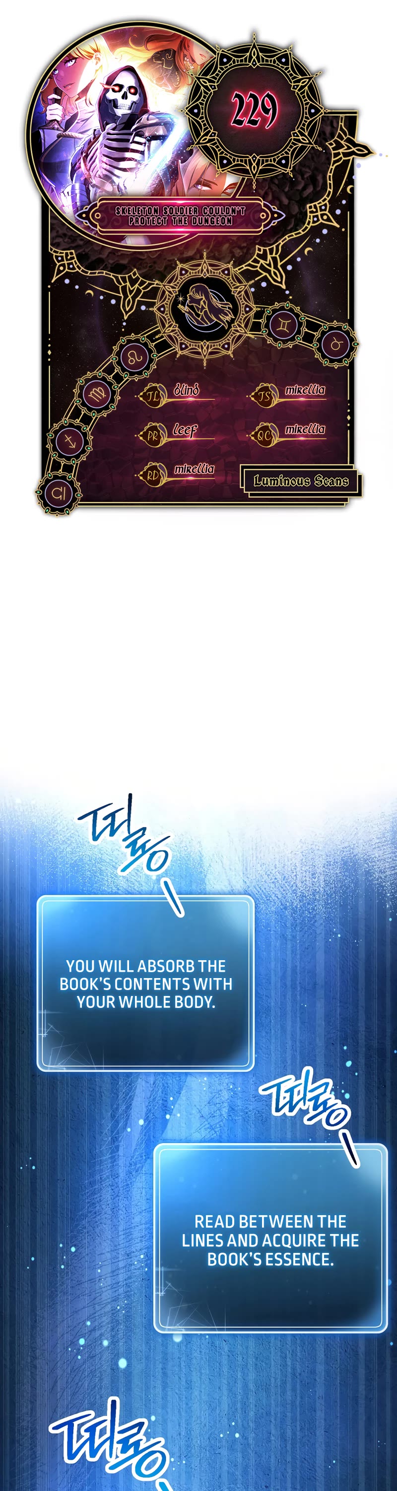Skeleton Soldier Couldn’t Protect the Dungeon chapter 229 page 1