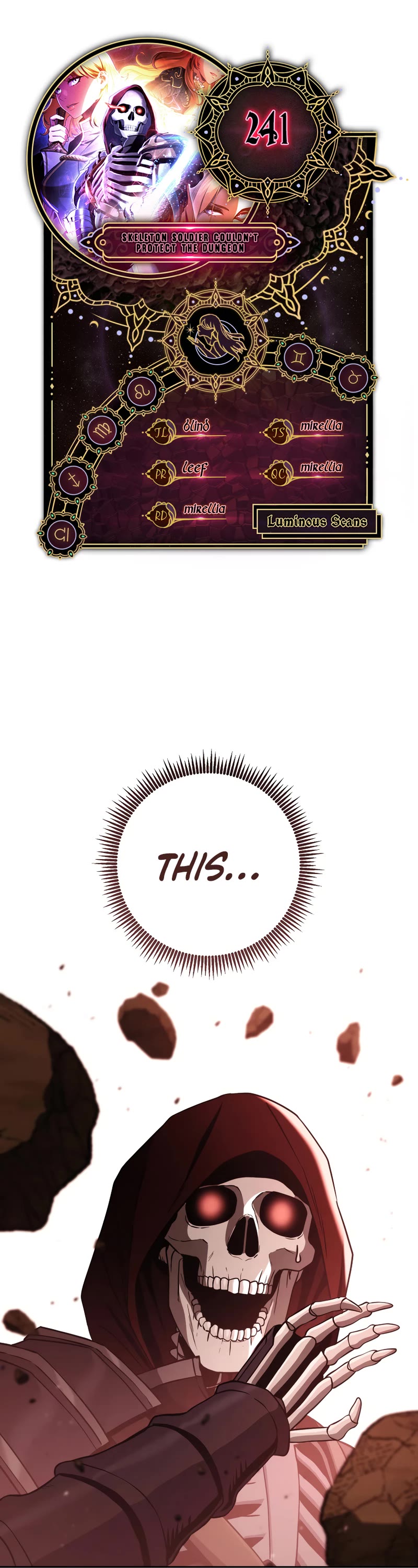 Skeleton Soldier Couldn’t Protect the Dungeon chapter 241 page 1
