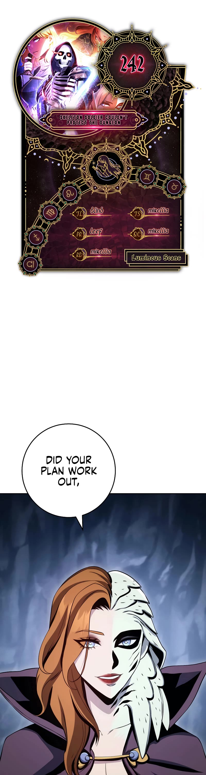 Skeleton Soldier Couldn’t Protect the Dungeon chapter 242 page 1