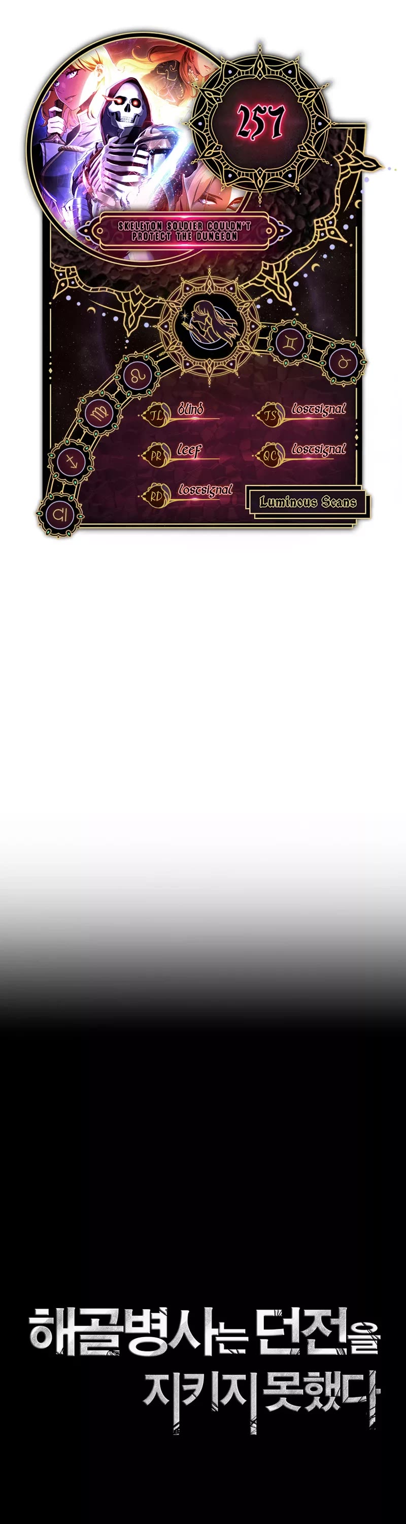 Skeleton Soldier Couldn’t Protect the Dungeon chapter 257 page 1