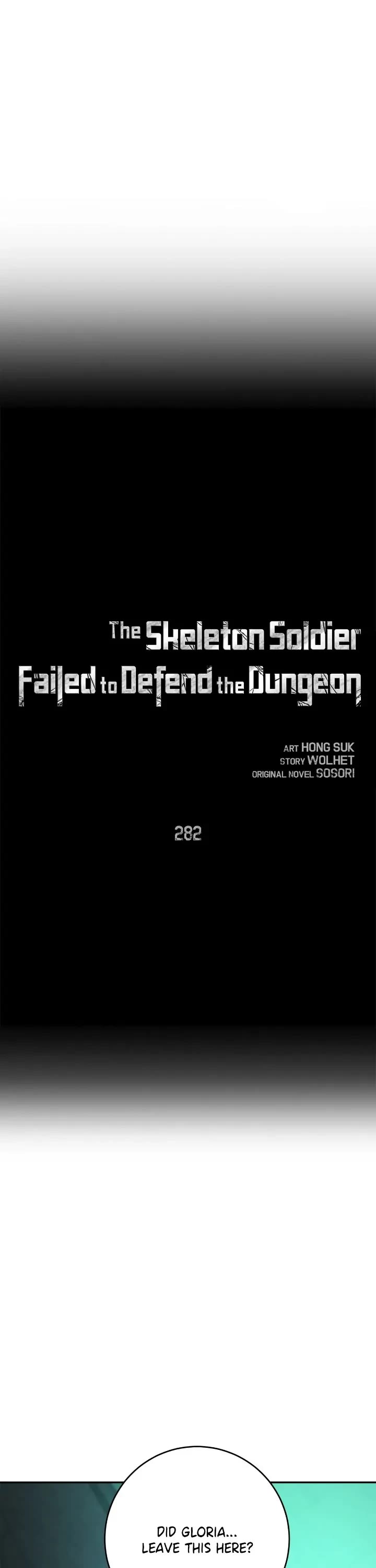 Skeleton Soldier Couldn’t Protect the Dungeon chapter 282 page 1