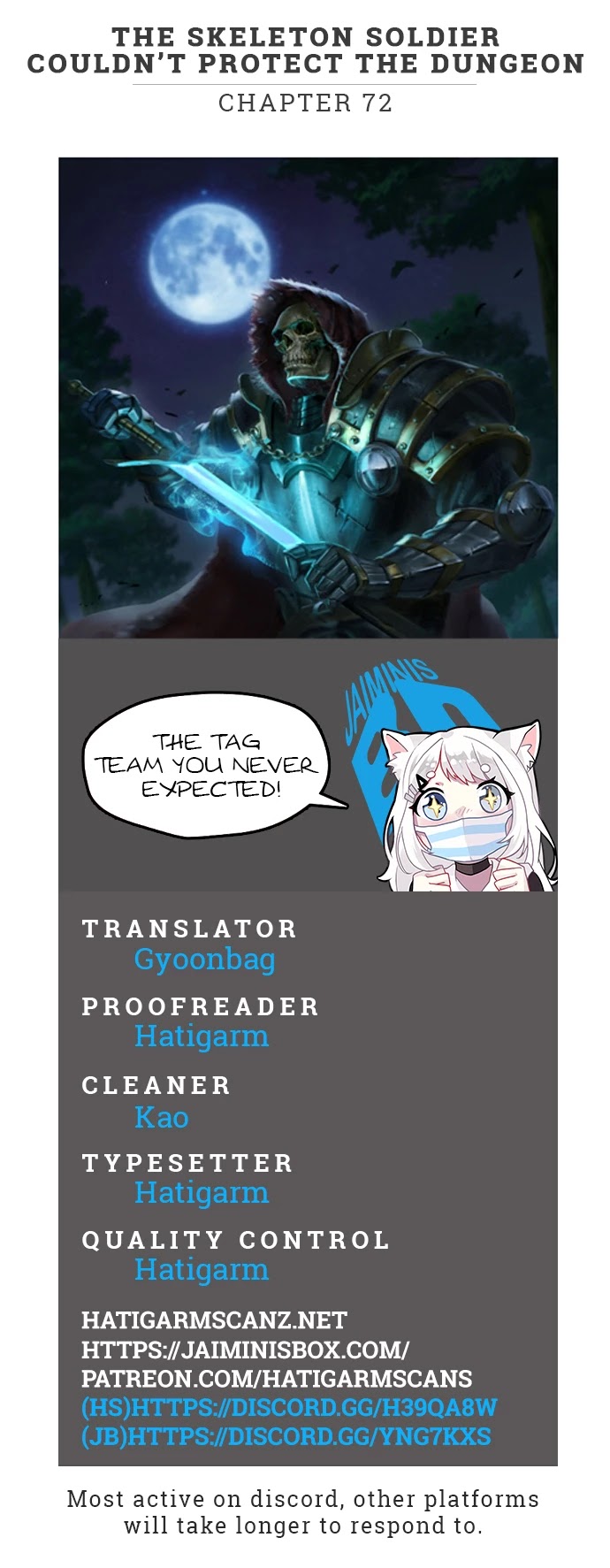 Skeleton Soldier Couldn’t Protect the Dungeon chapter 72 page 1