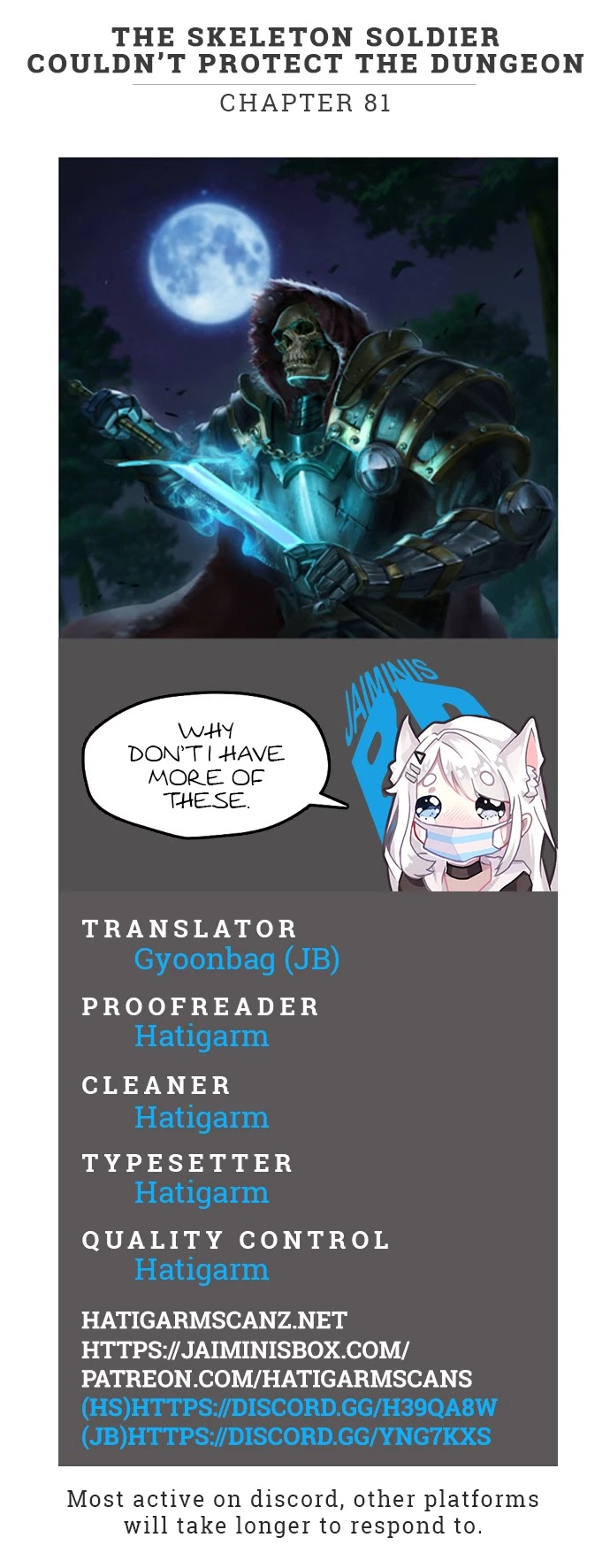 Skeleton Soldier Couldn’t Protect the Dungeon chapter 81 page 1