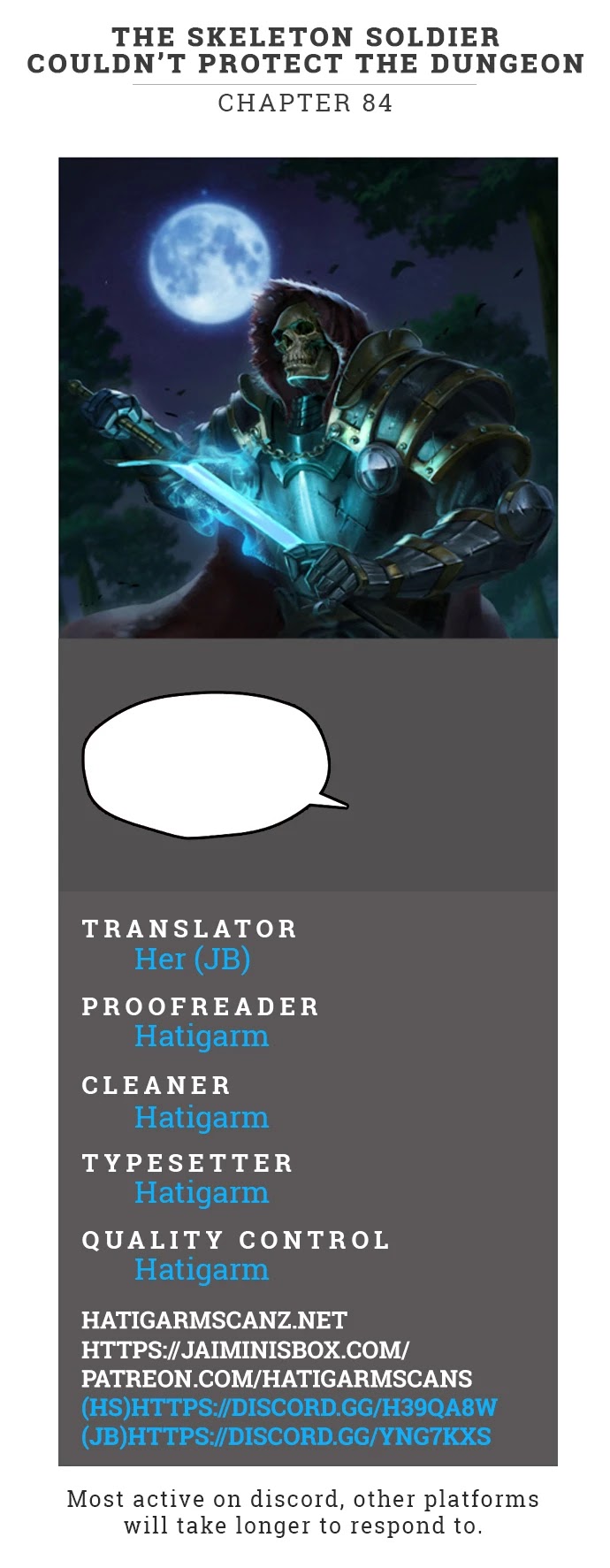 Skeleton Soldier Couldn’t Protect the Dungeon chapter 84 page 1