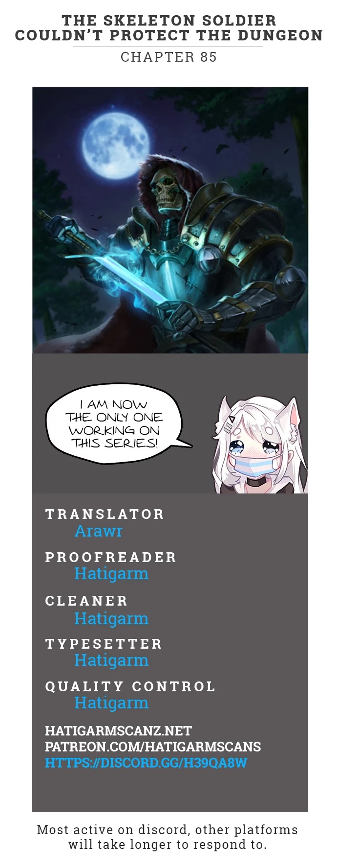 Skeleton Soldier Couldn’t Protect the Dungeon chapter 85 page 1