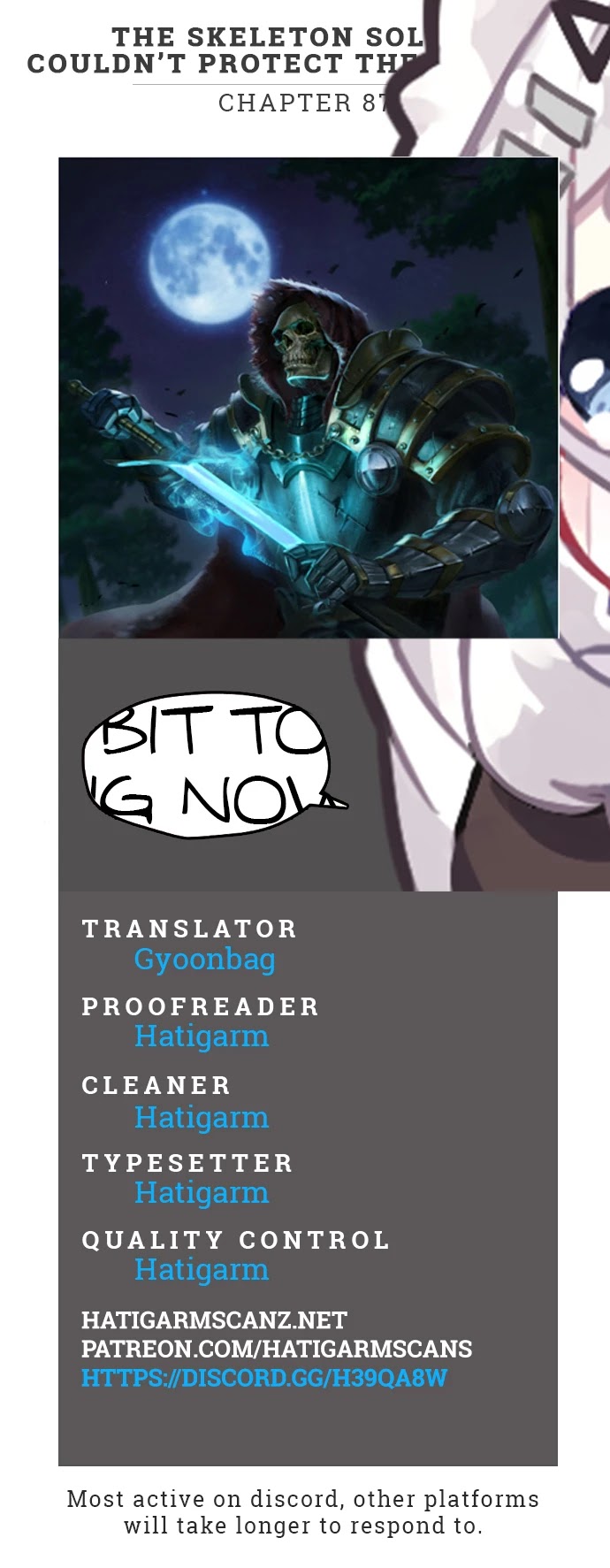 Skeleton Soldier Couldn’t Protect the Dungeon chapter 87 page 1