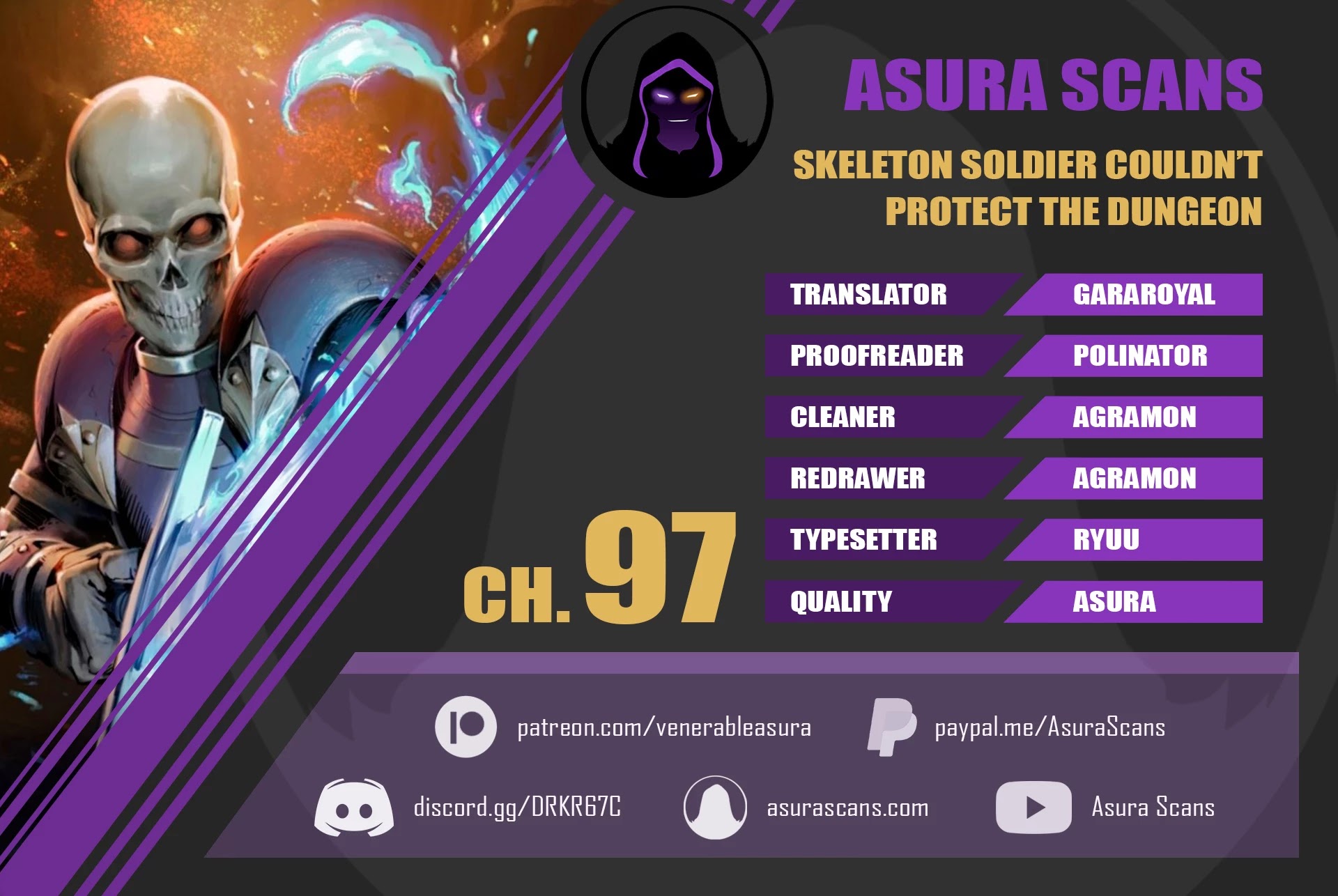 Skeleton Soldier Couldn’t Protect the Dungeon chapter 97 page 1