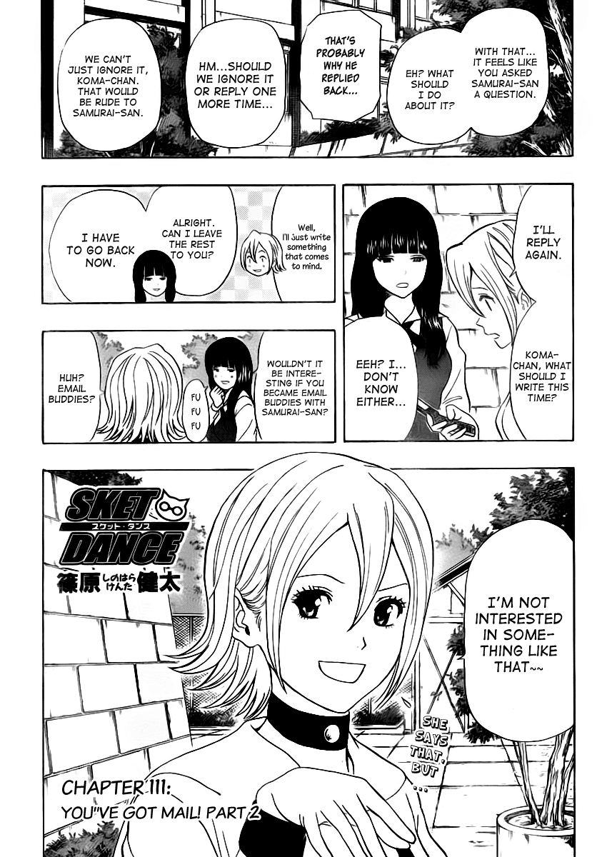 Sket Dance chapter 111 page 2