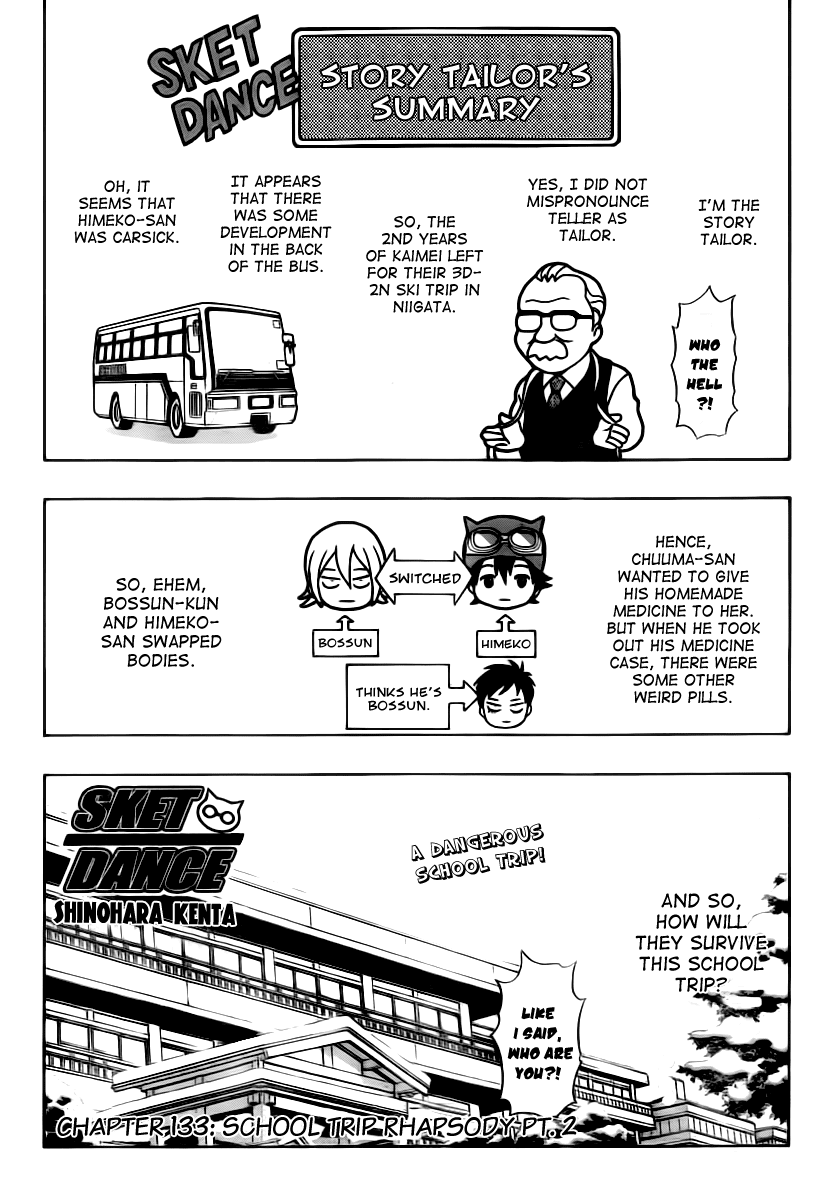 Sket Dance chapter 133 page 1