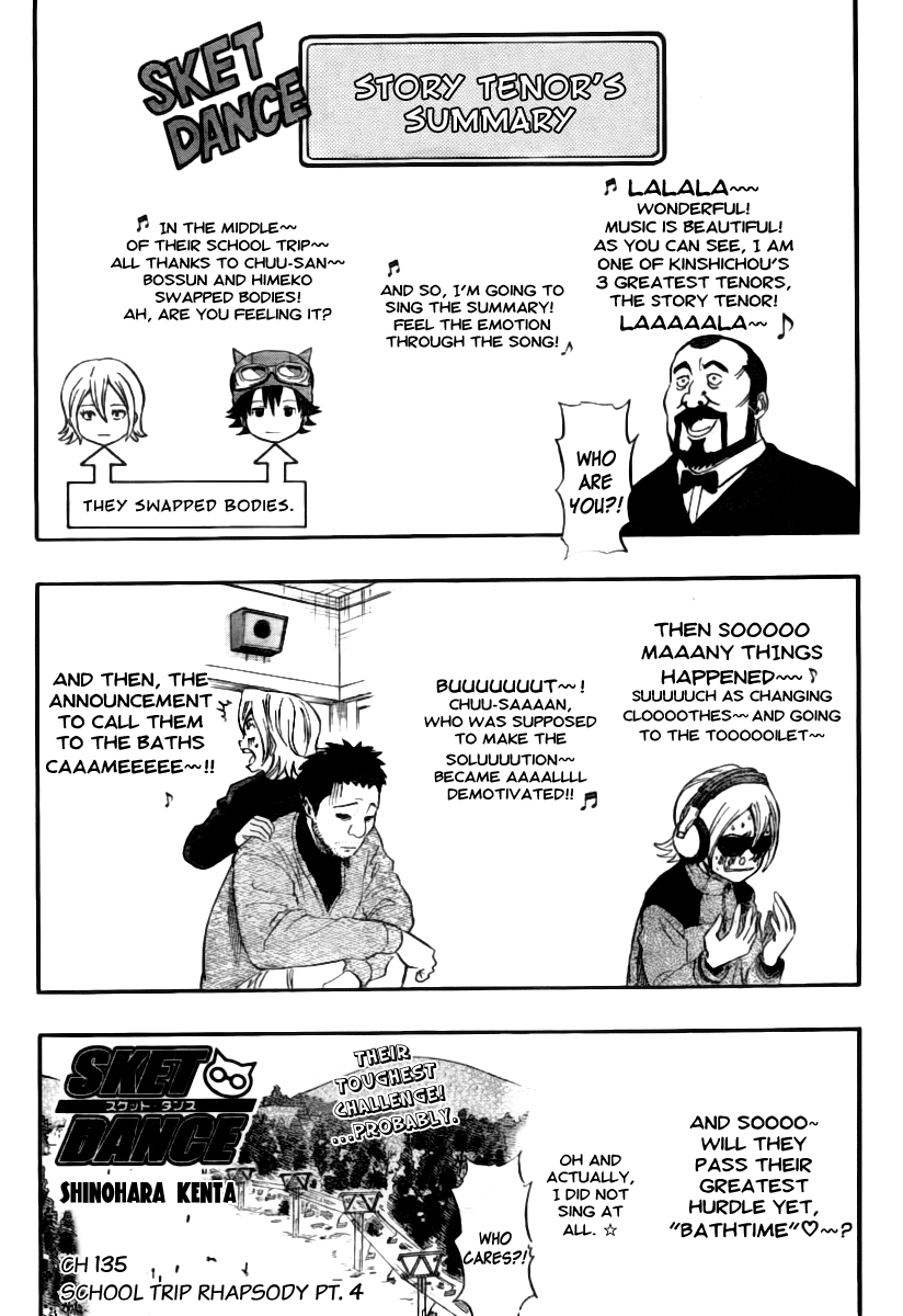 Sket Dance chapter 135 page 1