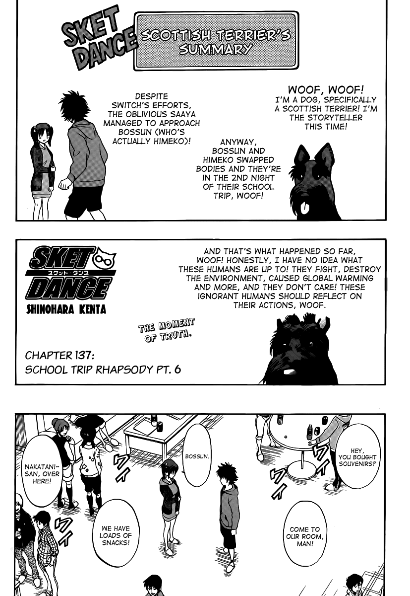 Sket Dance chapter 137 page 1