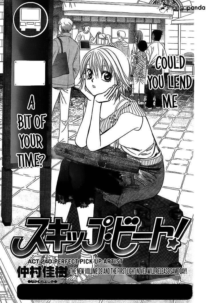 Skip Beat chapter 240 page 1