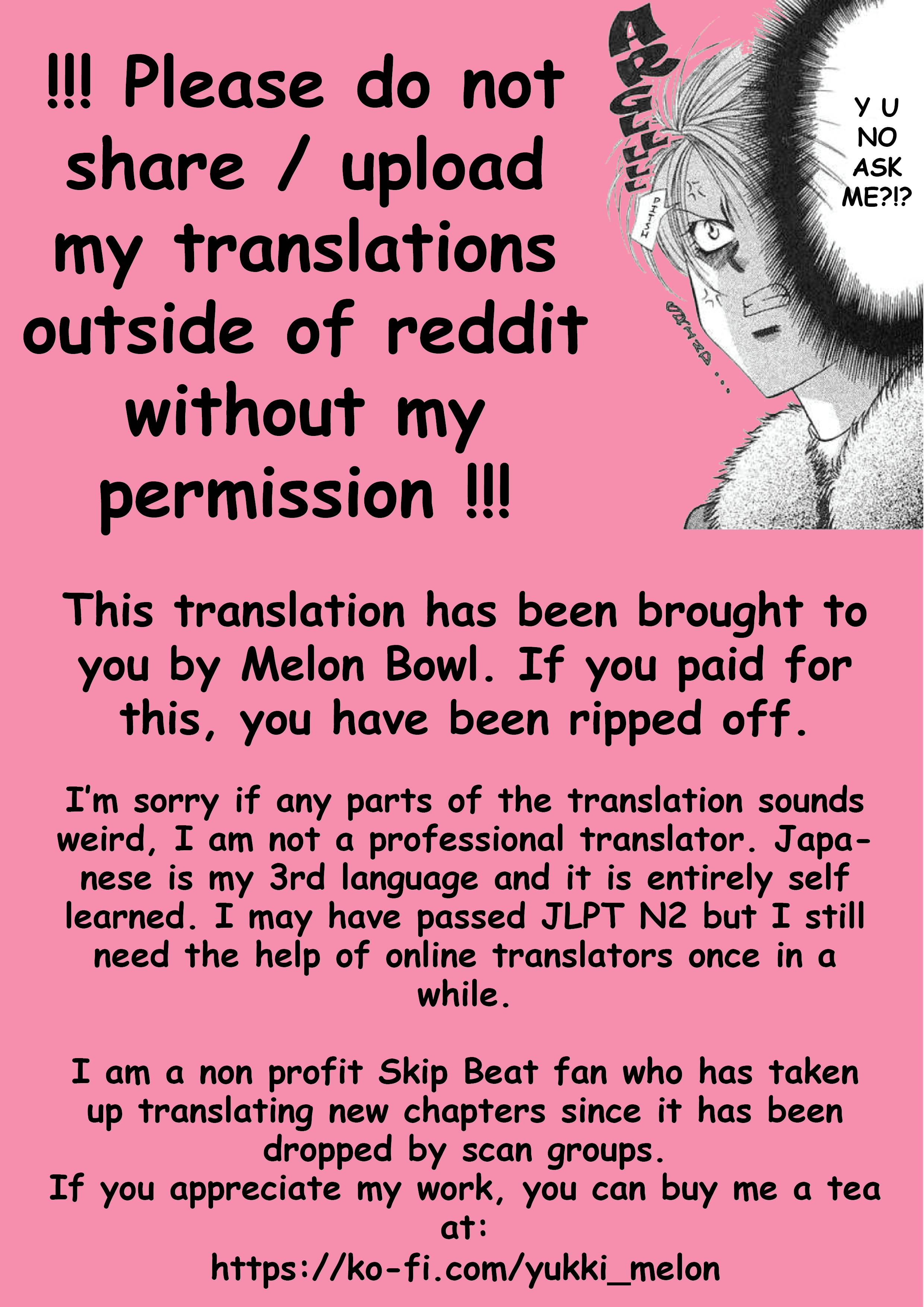 Skip Beat chapter 304 page 1