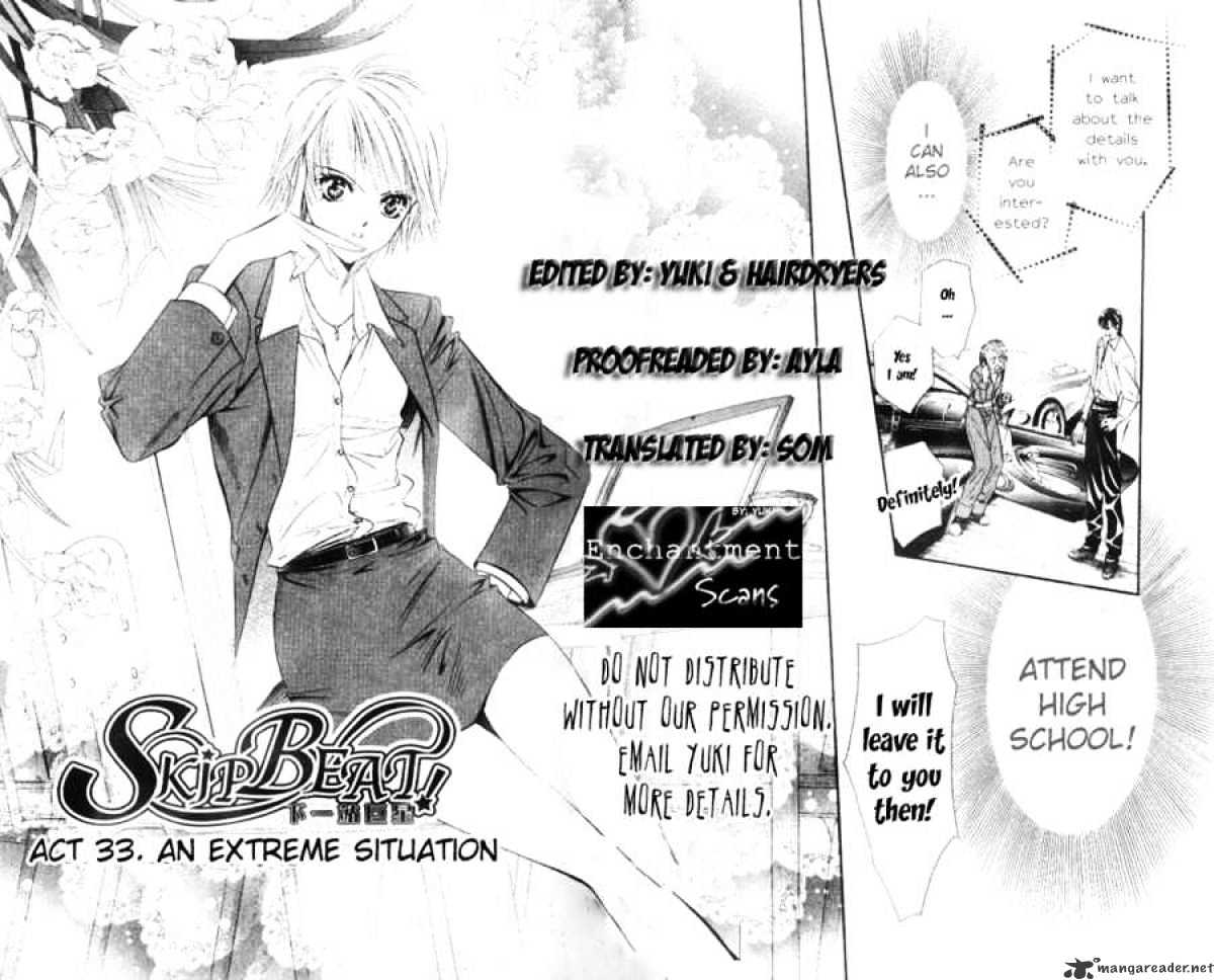 Skip Beat chapter 33 page 2