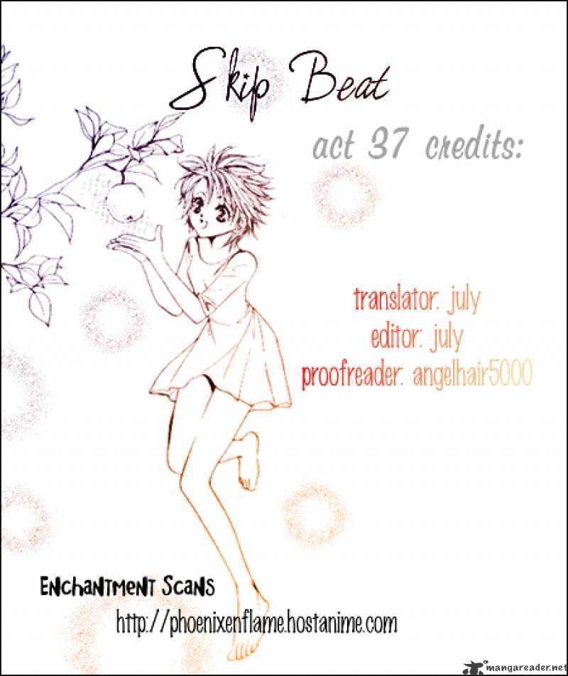 Skip Beat chapter 37 page 1