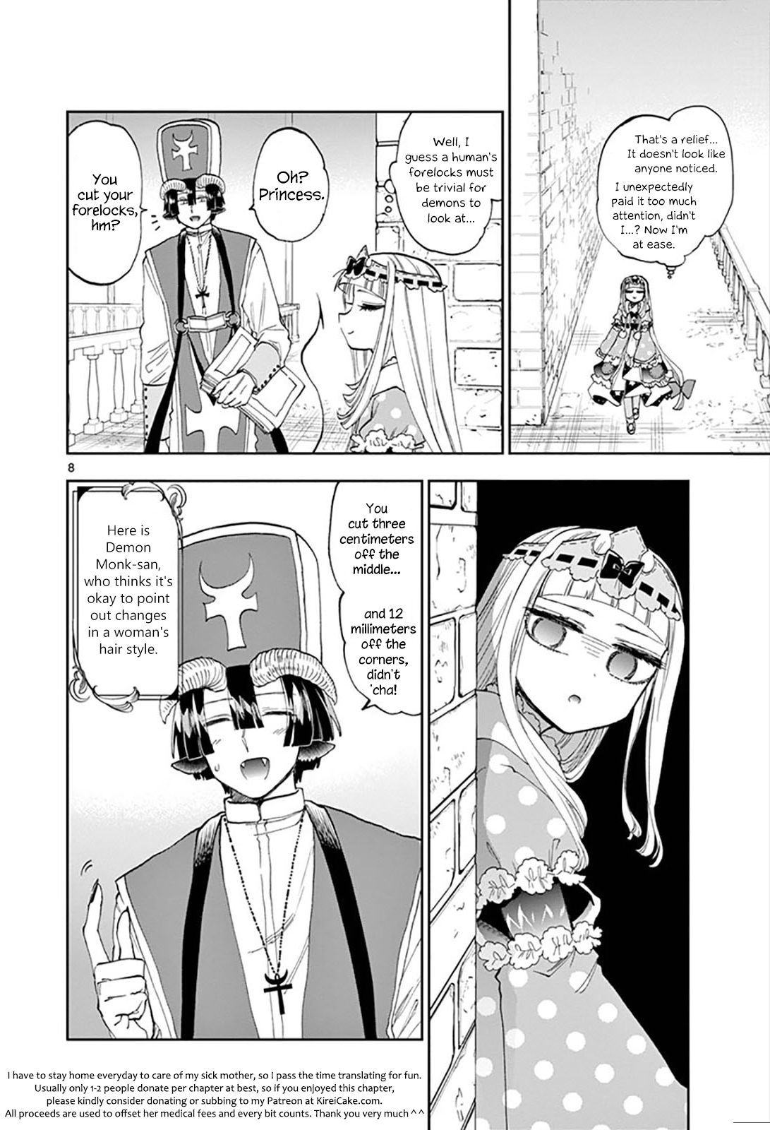 Sleepy Princess in the Demon Castle chapter 120 page 8