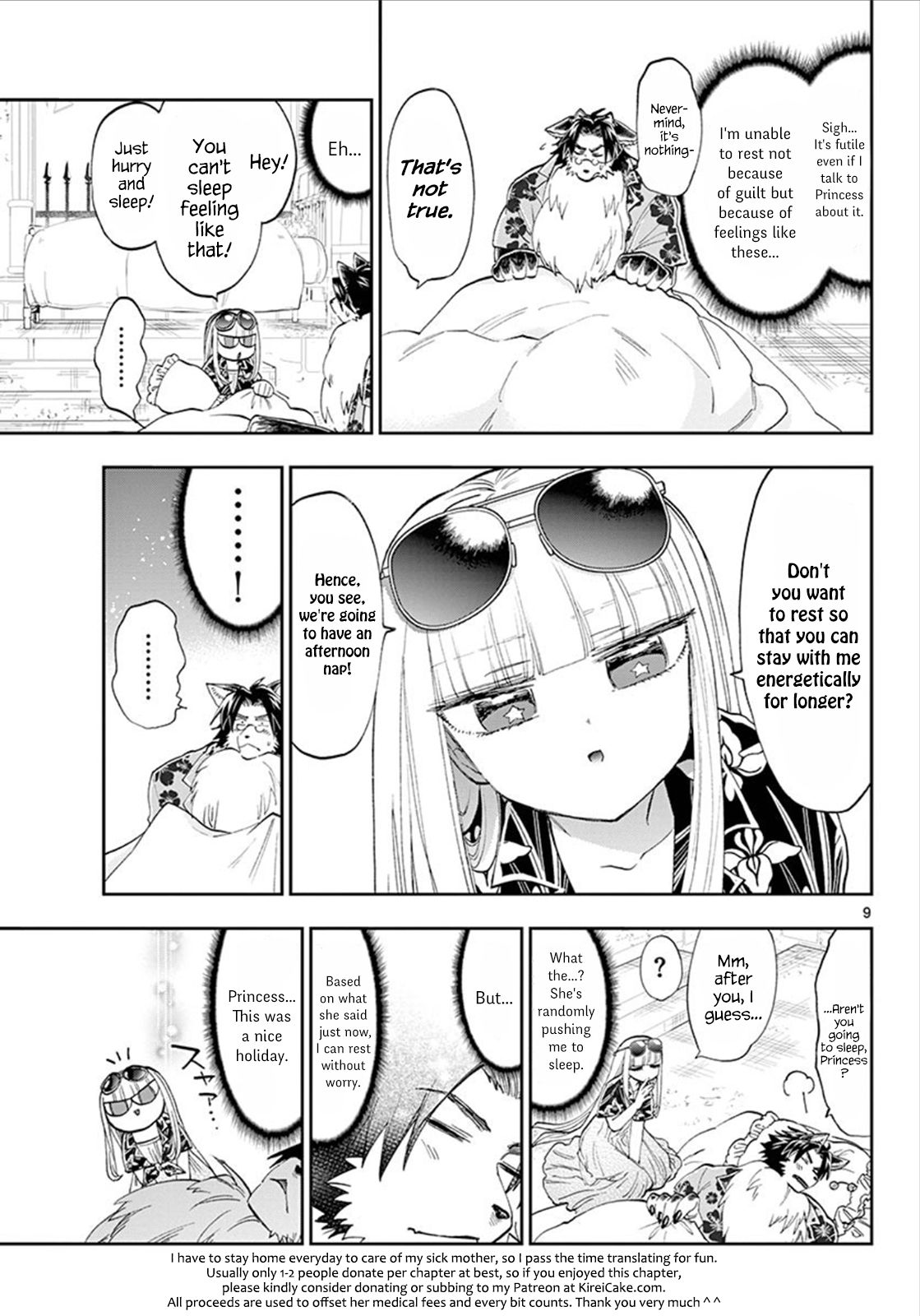 Sleepy Princess in the Demon Castle chapter 121 page 9