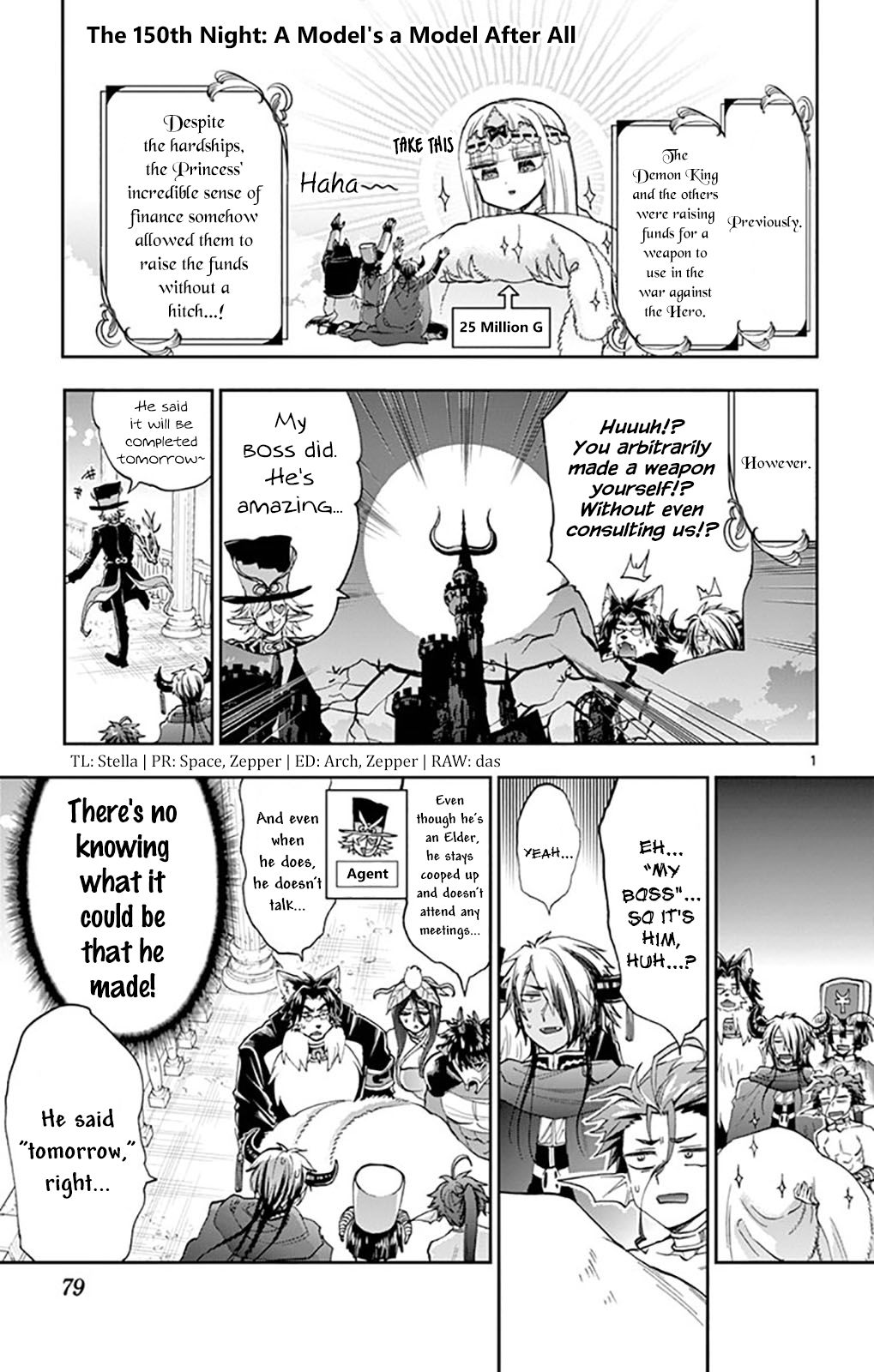 Sleepy Princess in the Demon Castle chapter 150 page 1