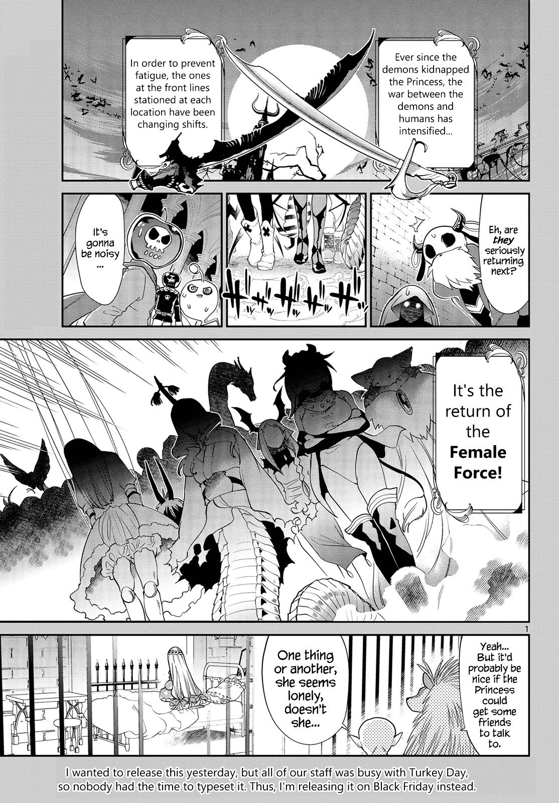 Sleepy Princess in the Demon Castle chapter 18 page 1