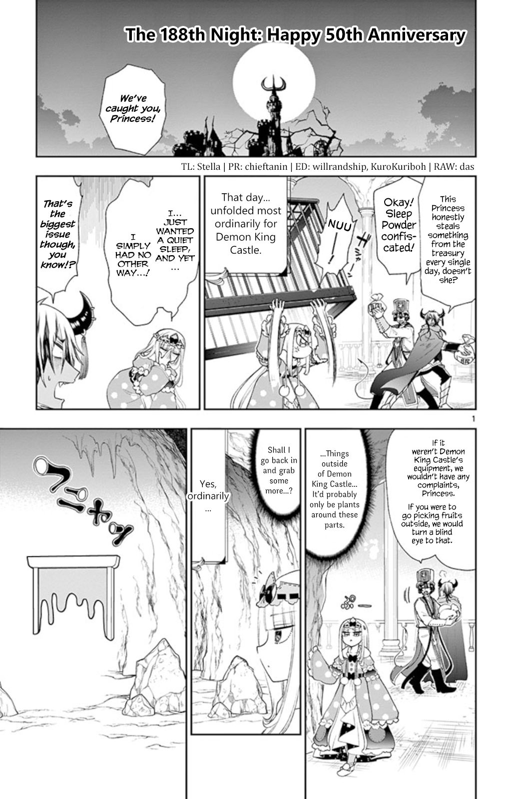 Sleepy Princess in the Demon Castle chapter 188 page 1
