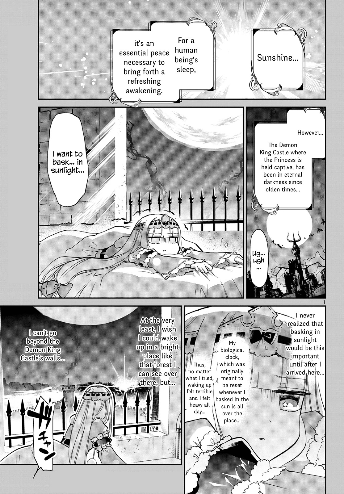 Sleepy Princess in the Demon Castle chapter 13 page 1