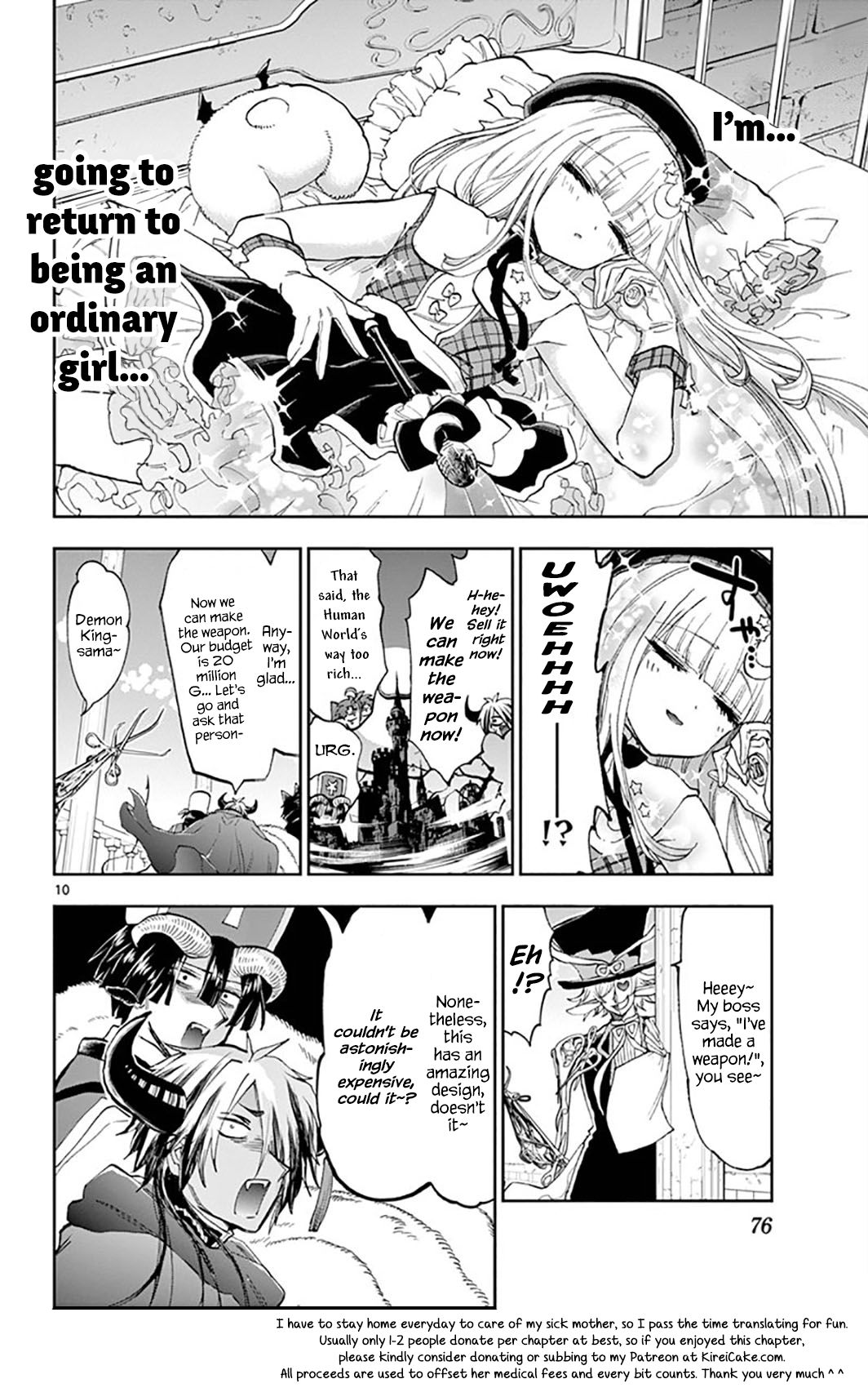 Sleepy Princess in the Demon Castle chapter 149 page 10