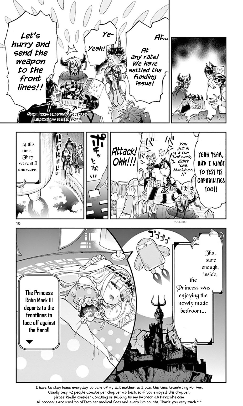 Sleepy Princess in the Demon Castle chapter 150 page 10