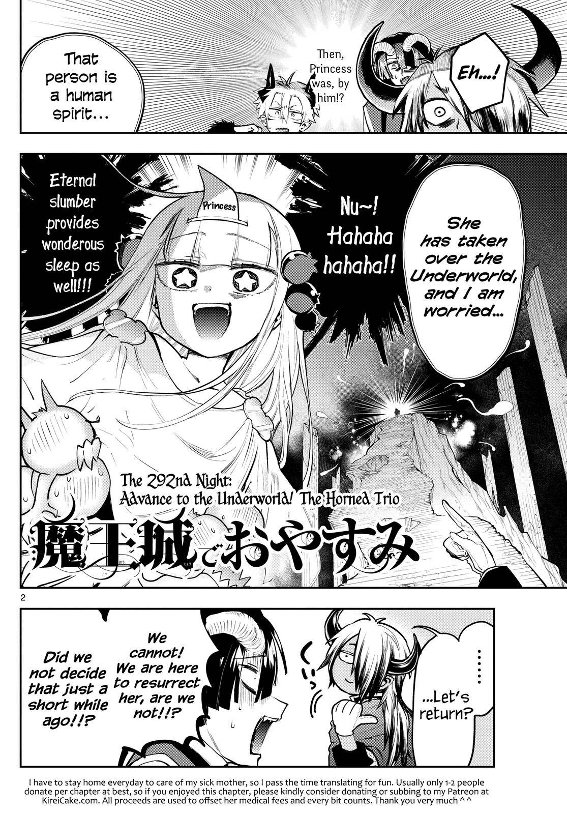 Sleepy Princess in the Demon Castle chapter 292 page 2