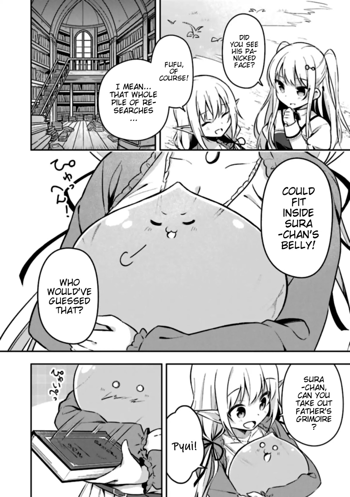 Slime Reincarnation. The Great Sage is Hugged by His Adopted Elf Daughter chapter 1 page 38
