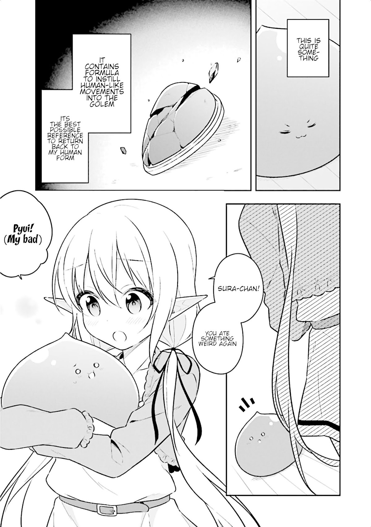 Slime Reincarnation. The Great Sage is Hugged by His Adopted Elf Daughter chapter 11 page 26
