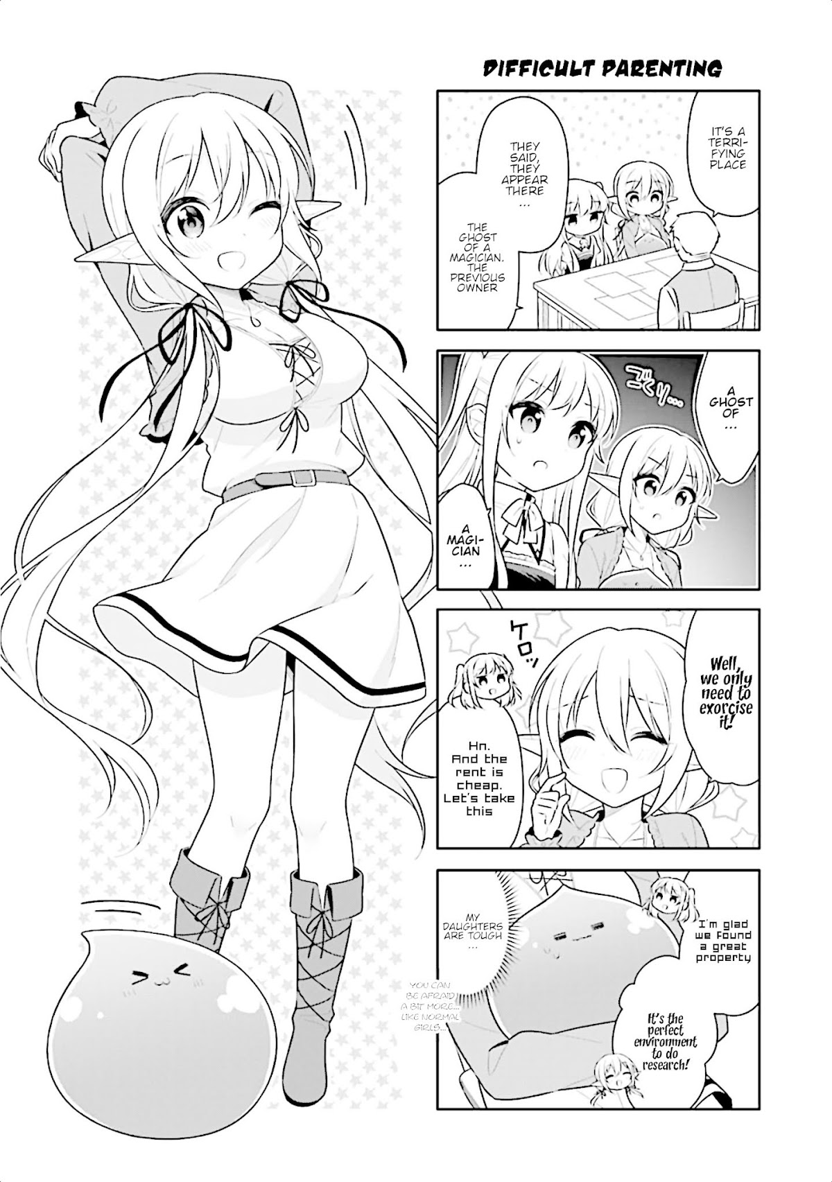 Slime Reincarnation. The Great Sage is Hugged by His Adopted Elf Daughter chapter 11 page 34