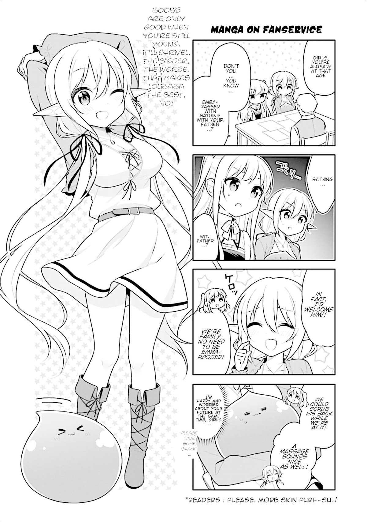 Slime Reincarnation. The Great Sage is Hugged by His Adopted Elf Daughter chapter 11 page 35