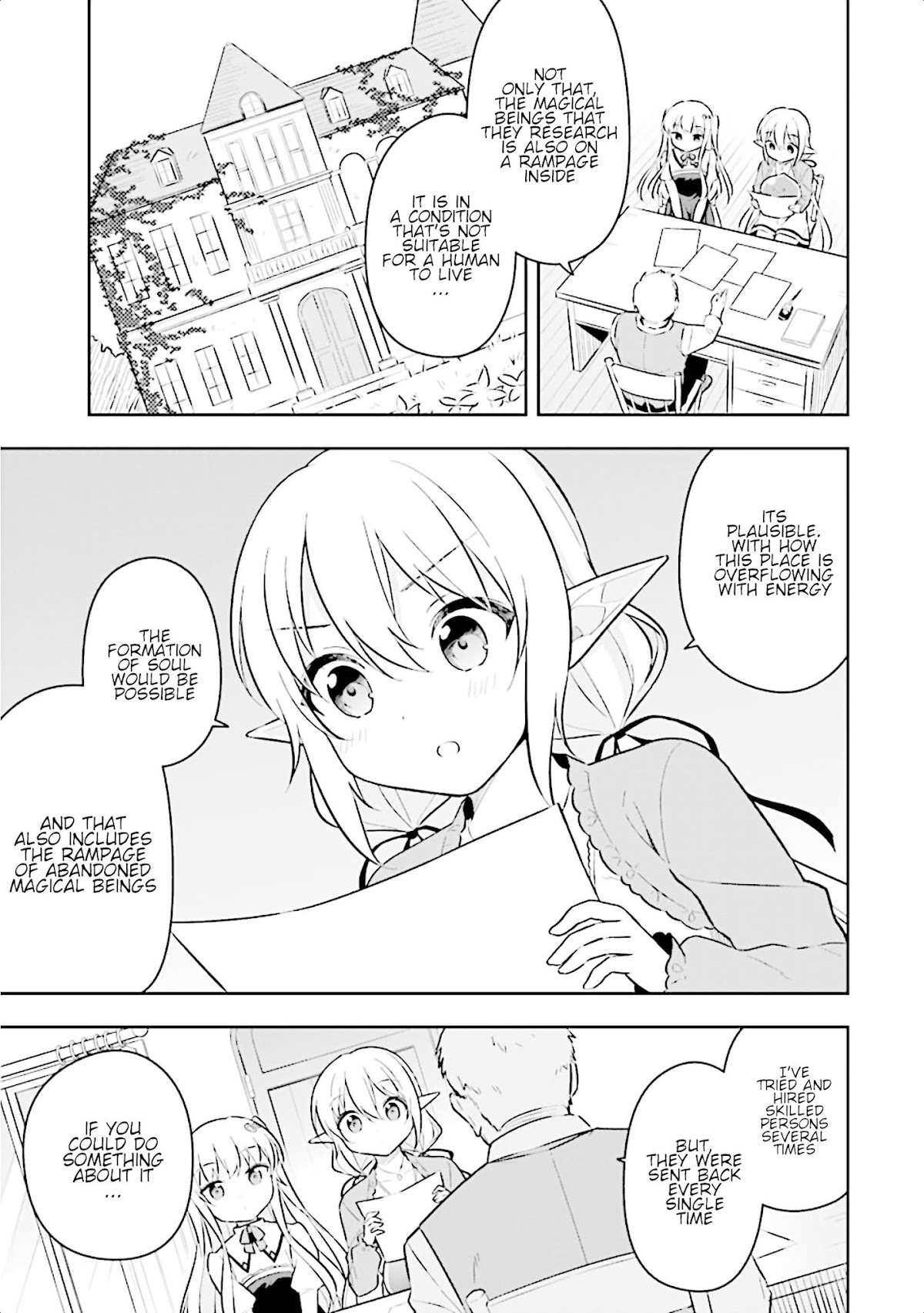 Slime Reincarnation. The Great Sage is Hugged by His Adopted Elf Daughter chapter 11 page 8