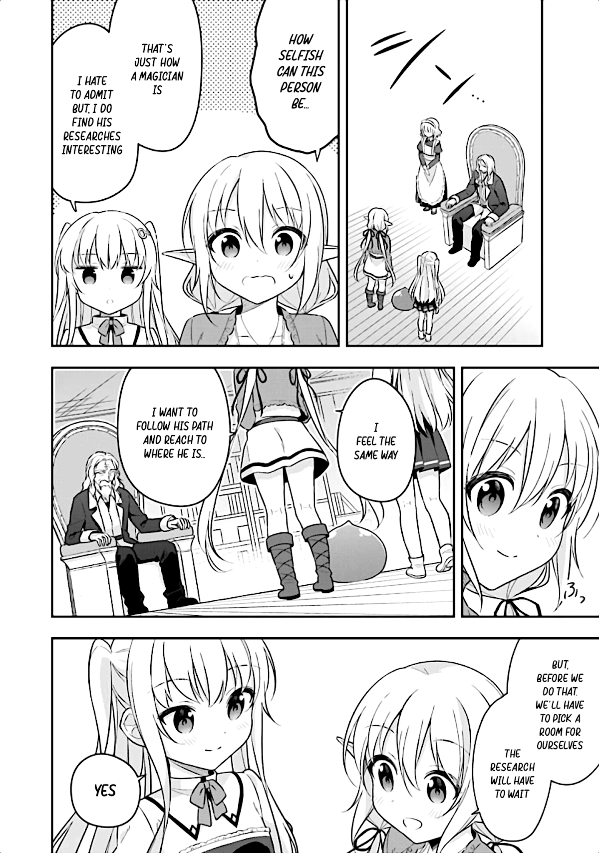 Slime Reincarnation. The Great Sage is Hugged by His Adopted Elf Daughter chapter 12 page 14