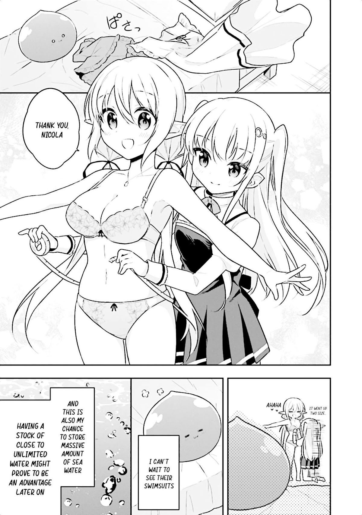 Slime Reincarnation. The Great Sage is Hugged by His Adopted Elf Daughter chapter 12 page 25