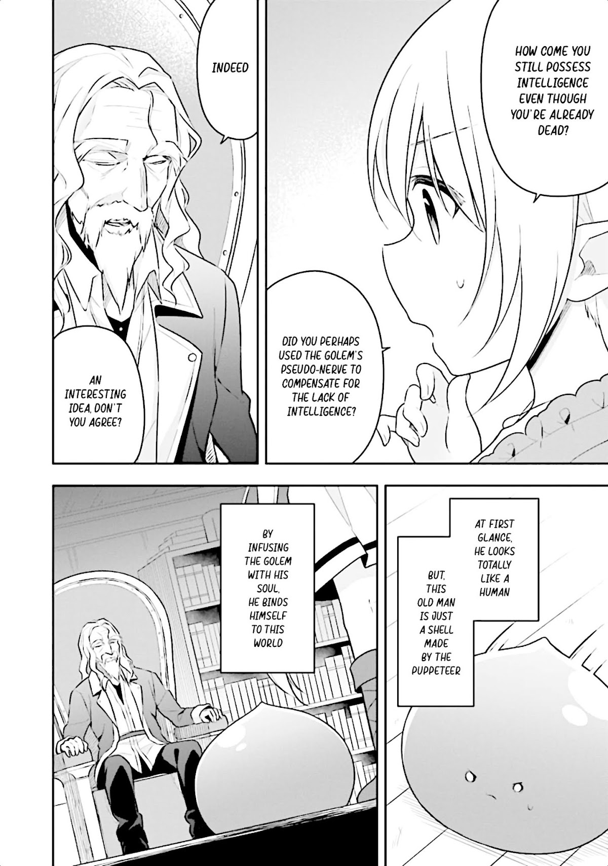 Slime Reincarnation. The Great Sage is Hugged by His Adopted Elf Daughter chapter 12 page 8