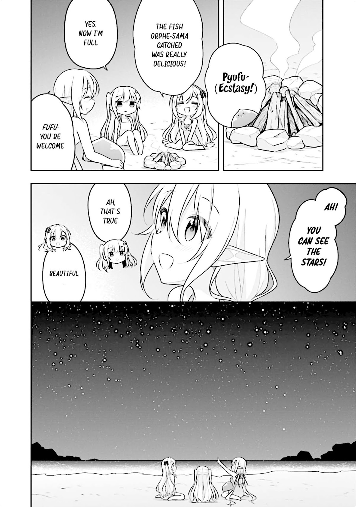 Slime Reincarnation. The Great Sage is Hugged by His Adopted Elf Daughter chapter 13 page 14