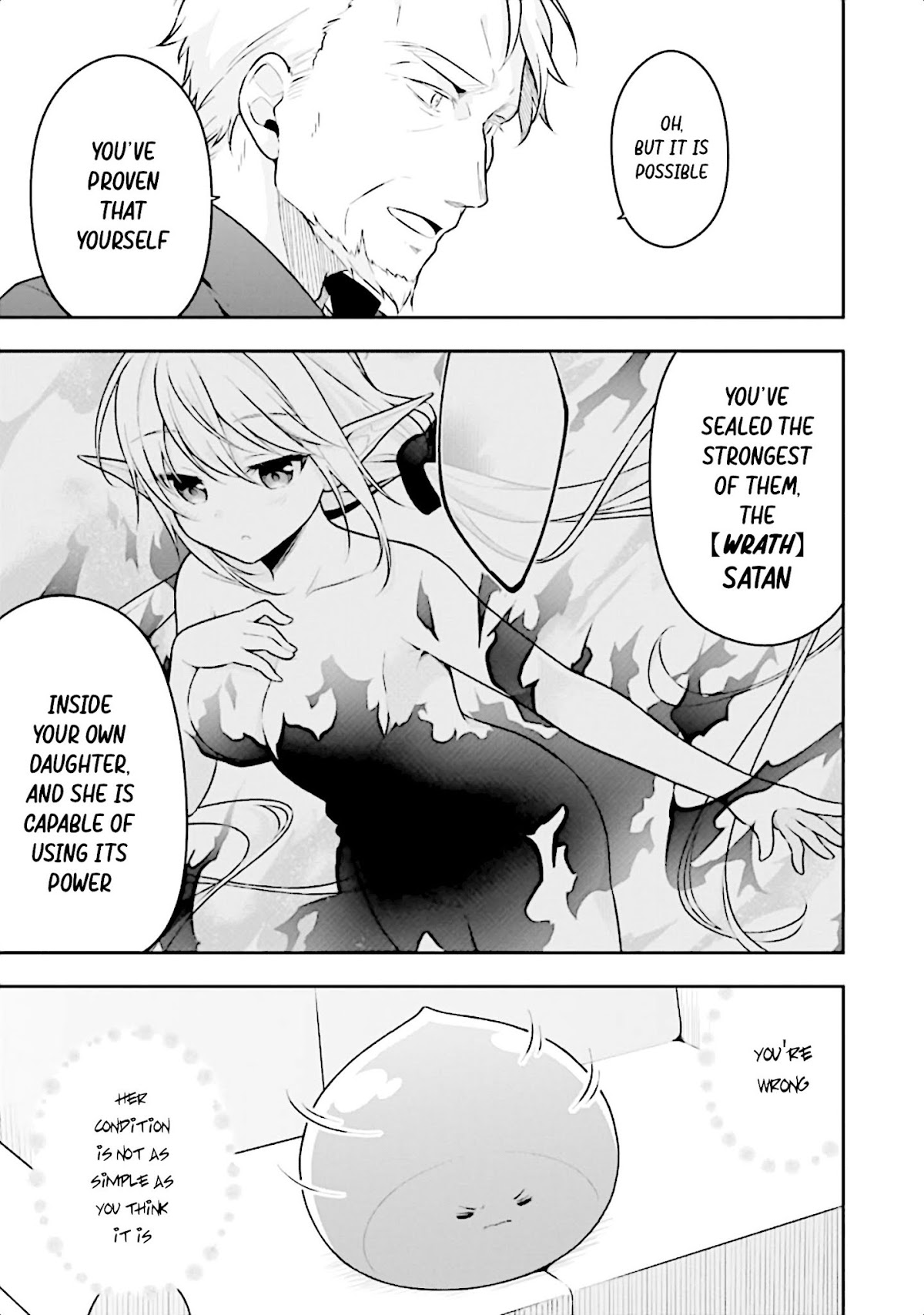 Slime Reincarnation. The Great Sage is Hugged by His Adopted Elf Daughter chapter 13 page 23