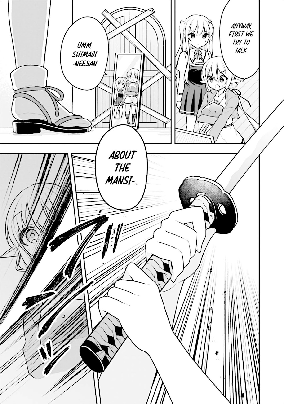 Slime Reincarnation. The Great Sage is Hugged by His Adopted Elf Daughter chapter 14 page 28