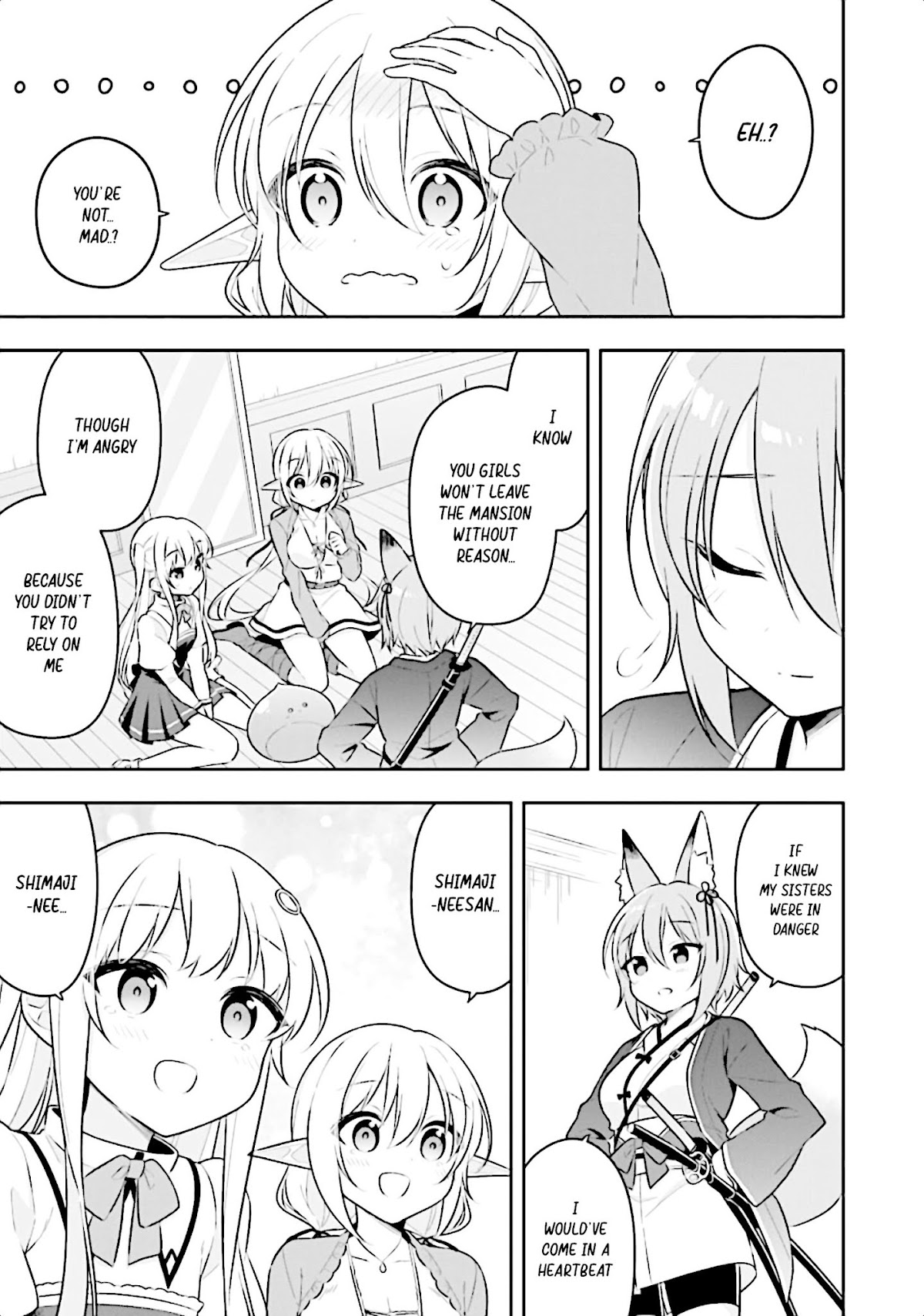 Slime Reincarnation. The Great Sage is Hugged by His Adopted Elf Daughter chapter 15 page 24