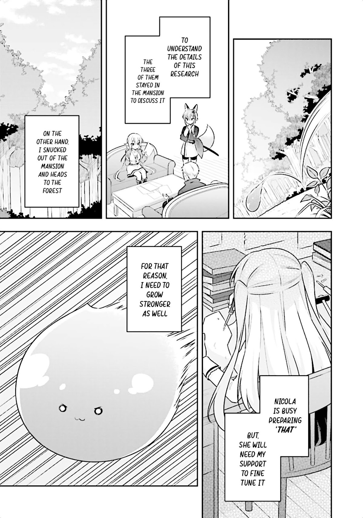 Slime Reincarnation. The Great Sage is Hugged by His Adopted Elf Daughter chapter 16 page 22