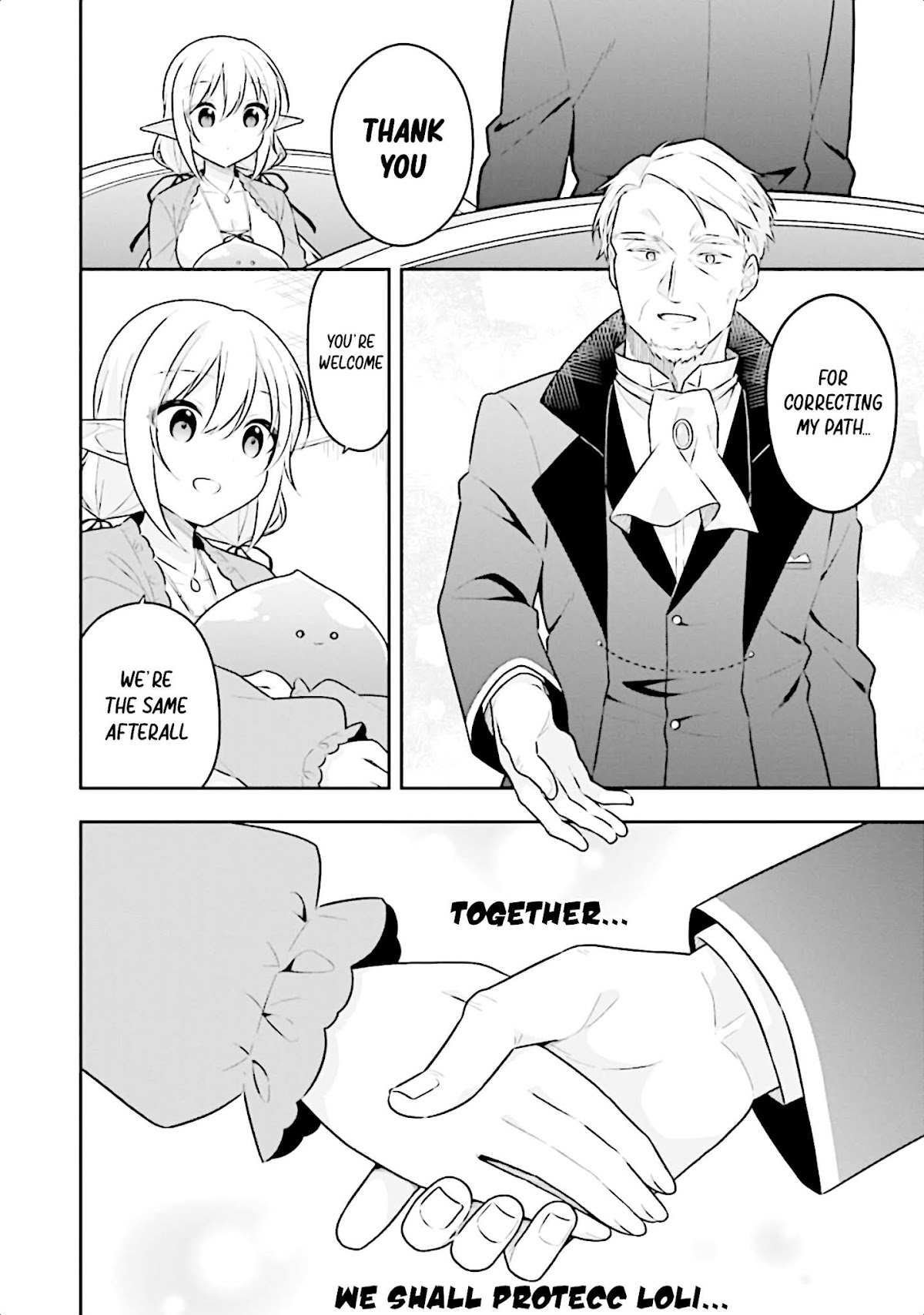 Slime Reincarnation. The Great Sage is Hugged by His Adopted Elf Daughter chapter 16 page 33