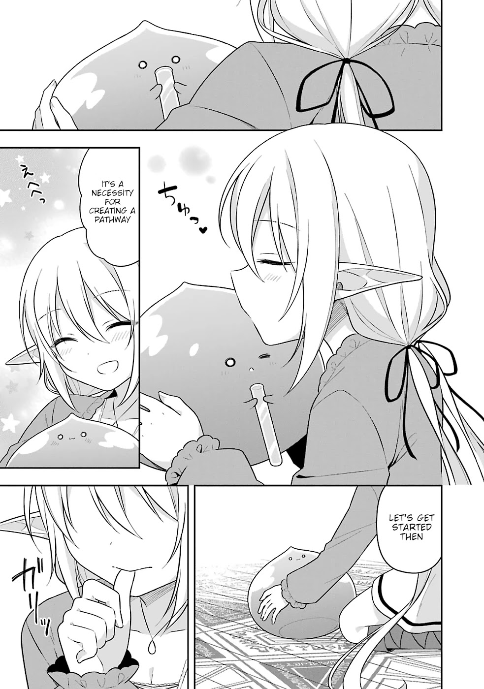 Slime Reincarnation. The Great Sage is Hugged by His Adopted Elf Daughter chapter 17 page 32