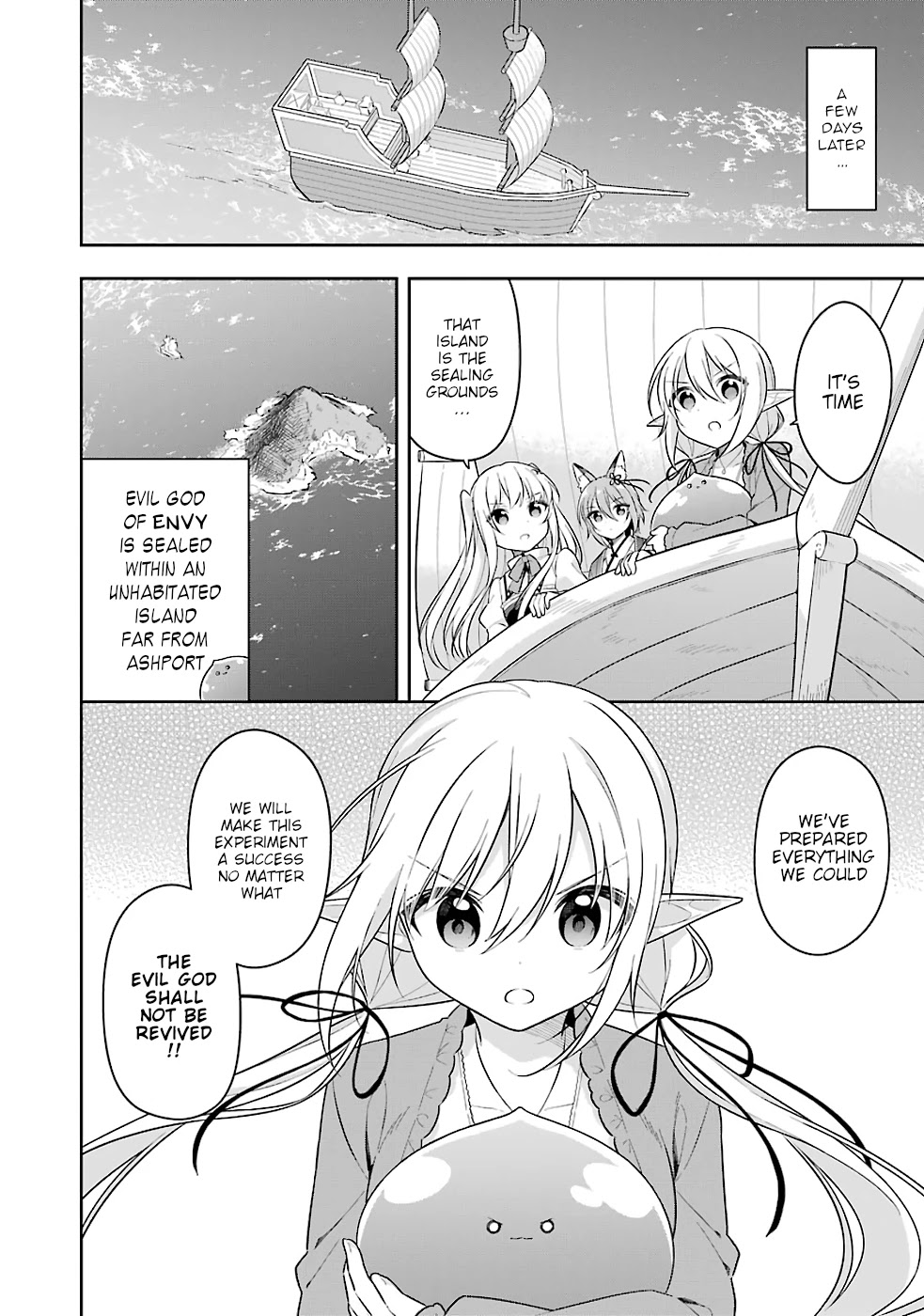 Slime Reincarnation. The Great Sage is Hugged by His Adopted Elf Daughter chapter 17 page 36